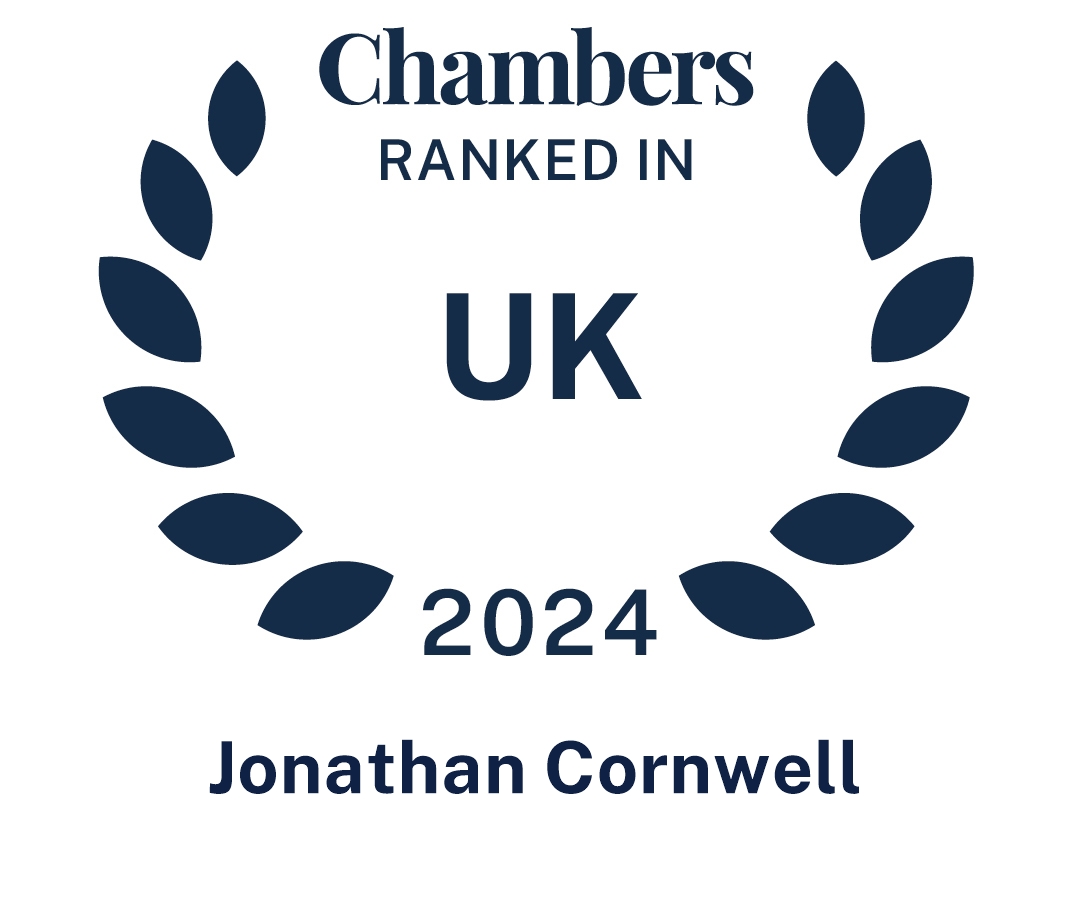 Jonathan Cornwell - Ranked in Chambers UK  2022
