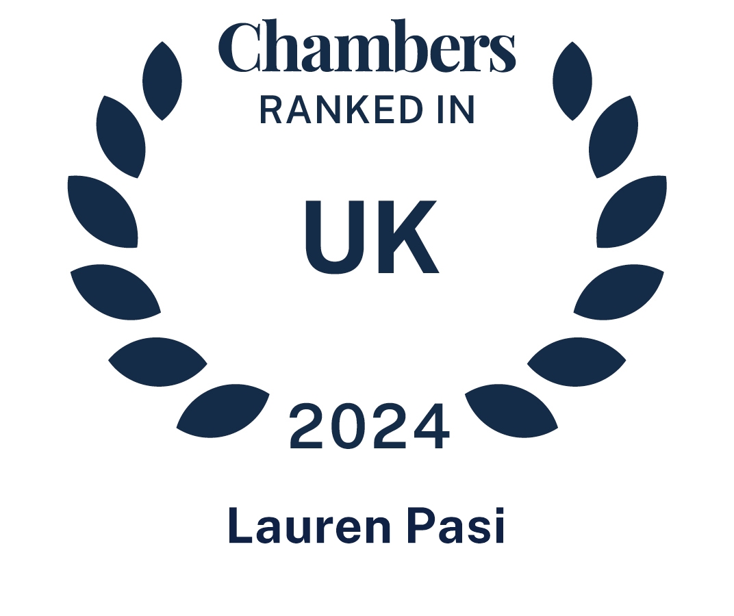 Chambers Ranked UK 2024 Lauren Pasi